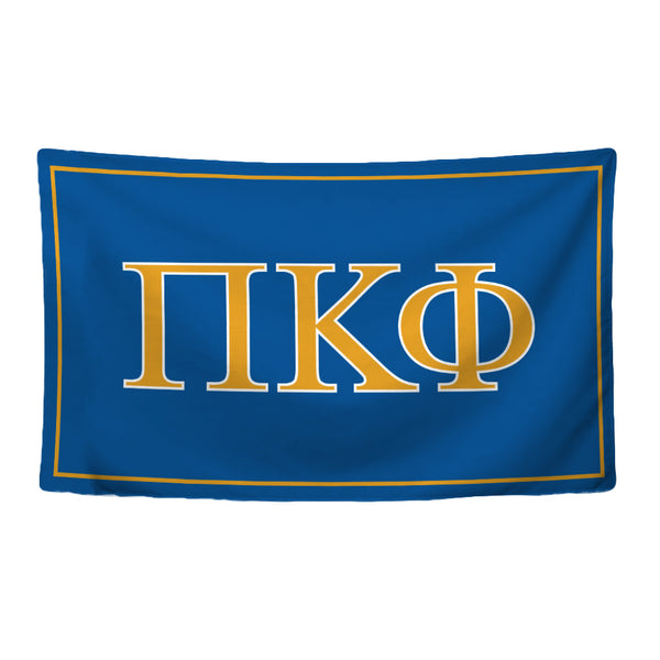 Pi Kappa Phi Fraternity Greek Letters Flag Two Color Design SororityShop