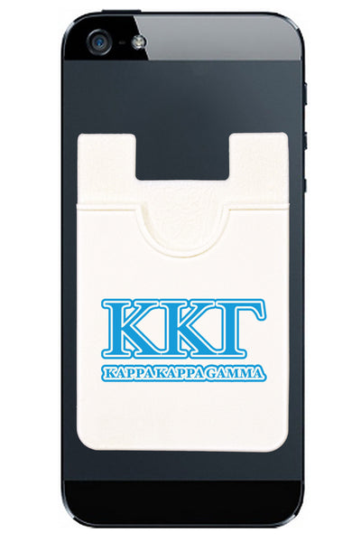 Kappa Kappa Gamma Cell Phone Pocket – Light Blue