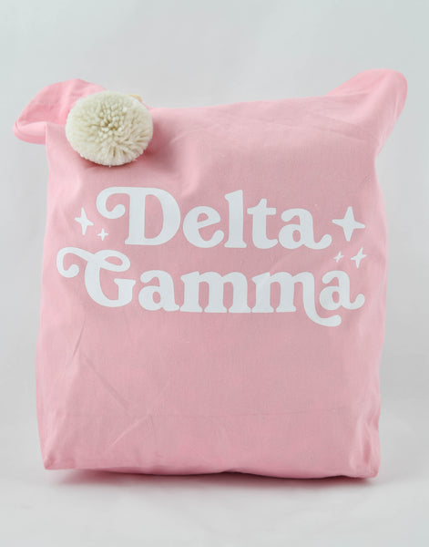 Delta Gamma Retro Pom Pom Tote Bag – SororityShop