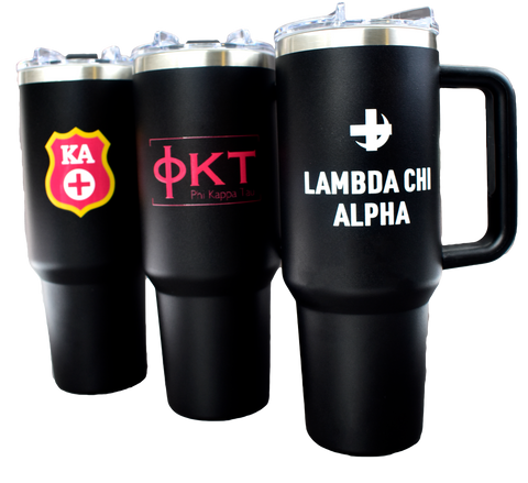 40oz Stainless Steel Fraternity Tumblers