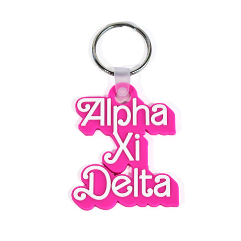 Sorority Keychains- Retro Dolly Sorority Name Design