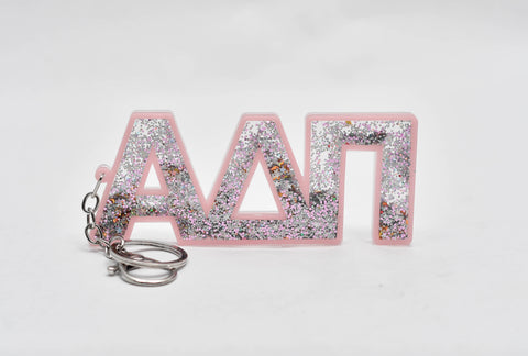 Glitter Sorority Keychain