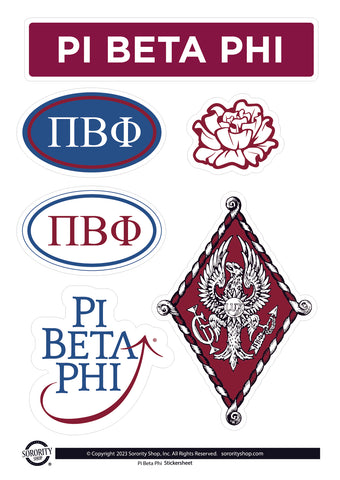 Sorority Sticker Sheets- Brand Focus