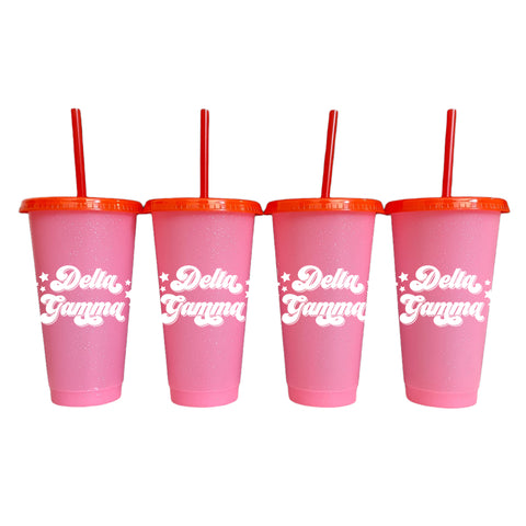 Glitter Color Changing Cups