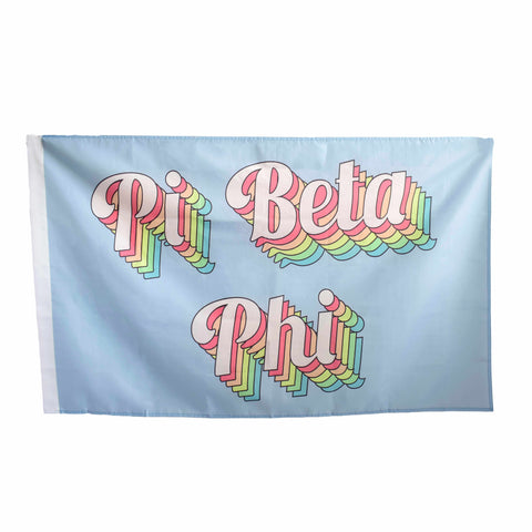 Pi Beta Phi Retro Flag