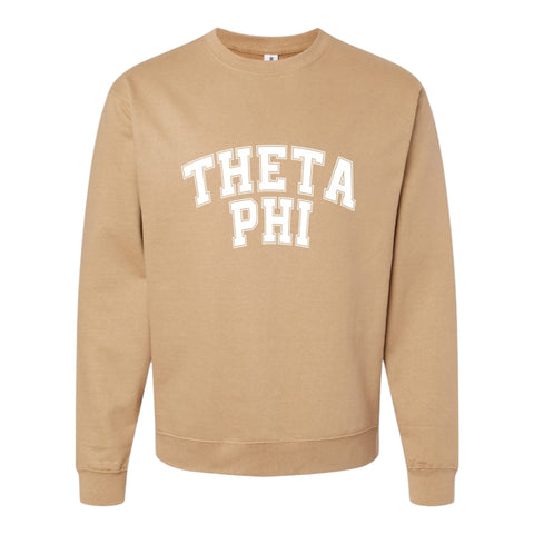 Theta Phi Alpha Sweatshirt- Crewneck Varsity Letters Design