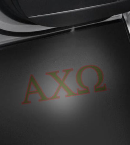 Alpha Chi Omega Car Door LED Projector Lights-2 pk