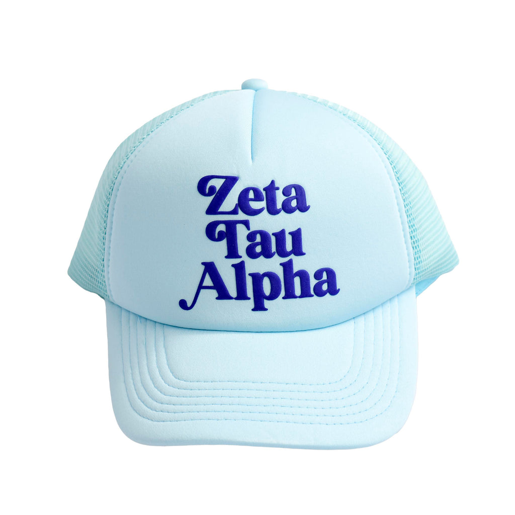 Zeta Tau Alpha Baseball Cap, Mesh Trucker-Style Hat