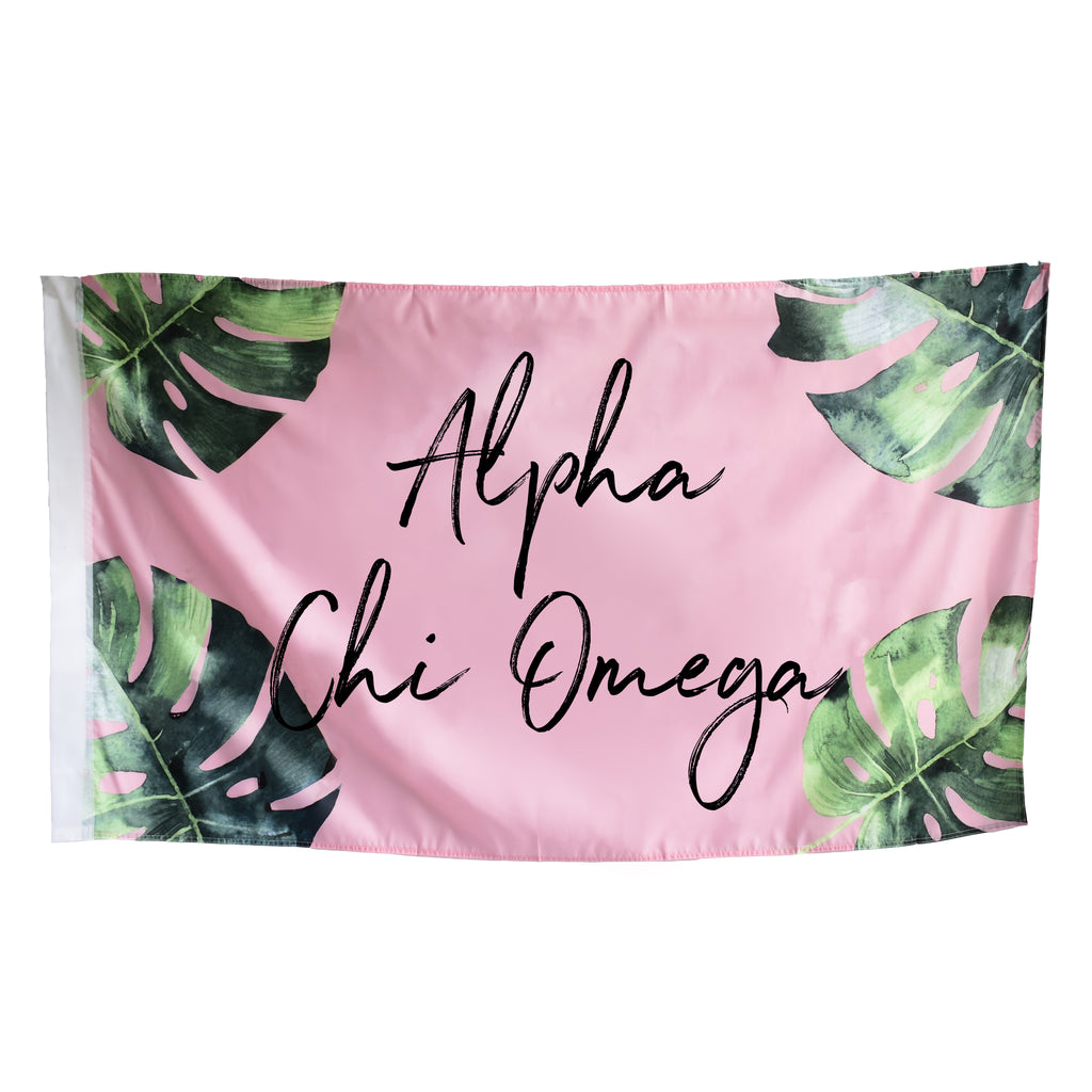 Alpha Chi Omega Tropical Flag