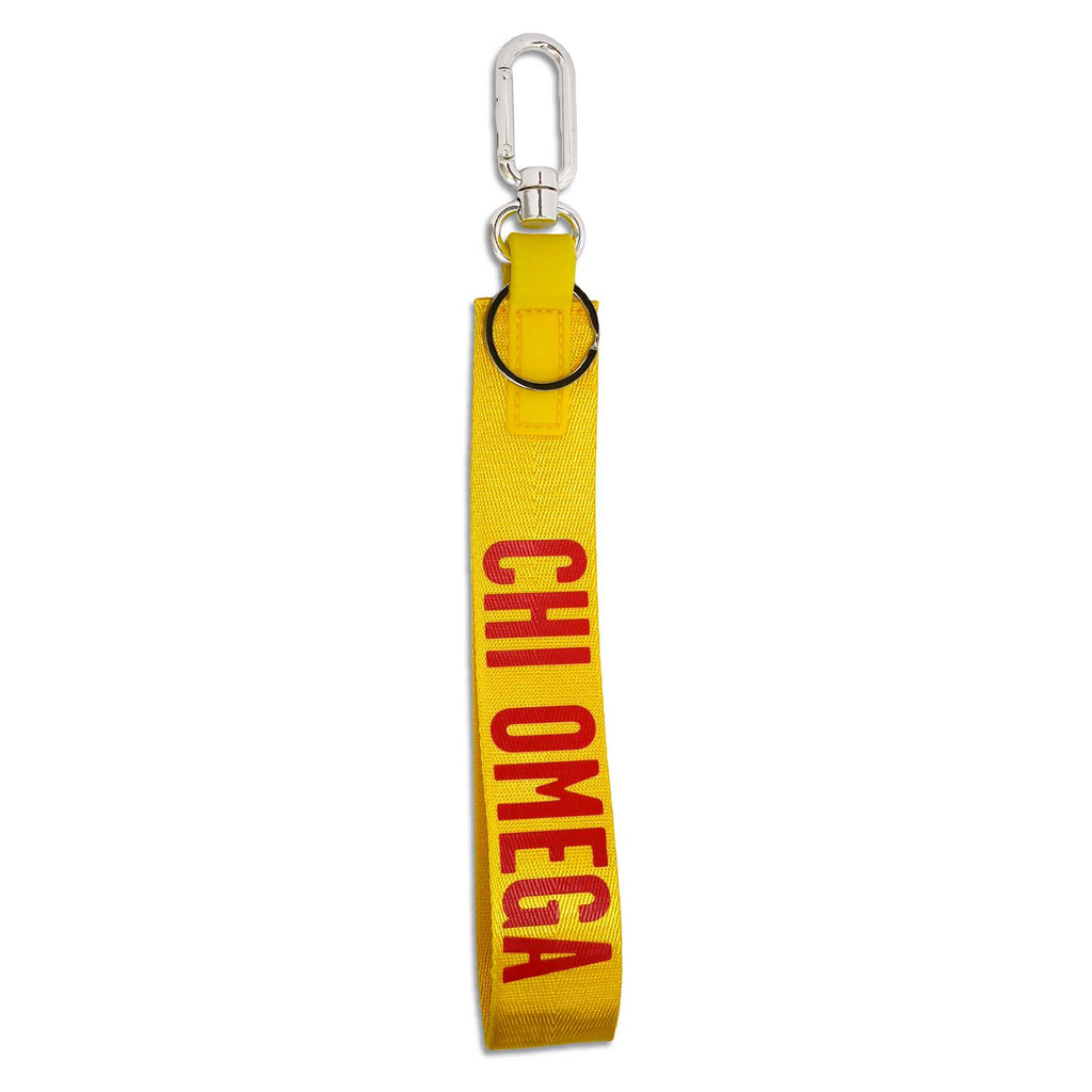 Chi Omega Keychain- Hands-Free Wristlet Lanyard Style