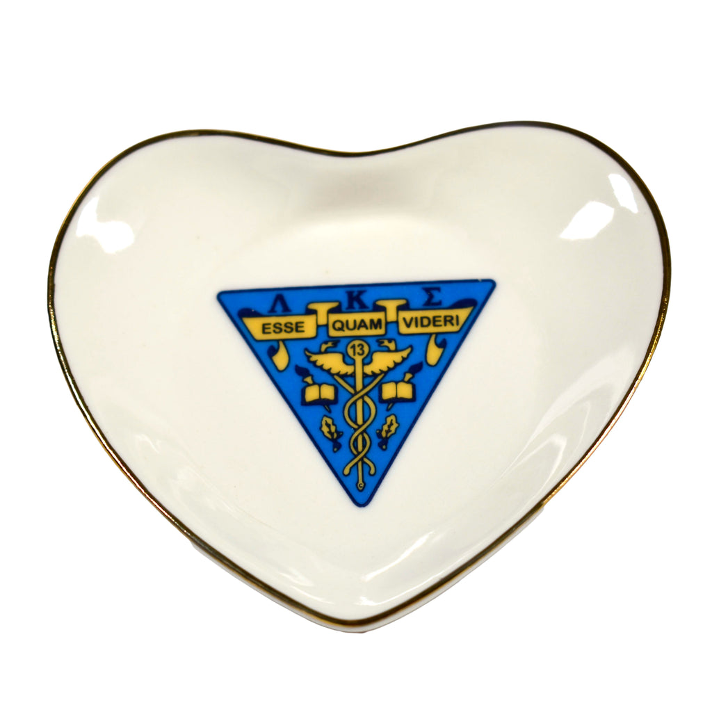 Lambda Kappa Sigma Ceramic Ring Dish