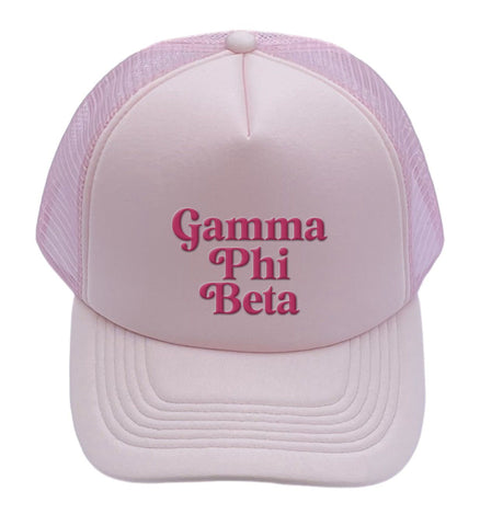 Gamma Phi Beta Baseball Cap, Mesh Trucker-Style Hat